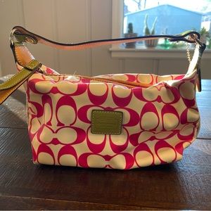 Adorable mini Coach tote